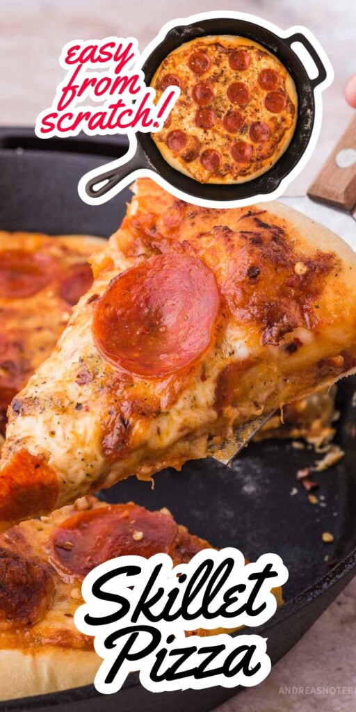 Pan pizza topped with pepperoni.