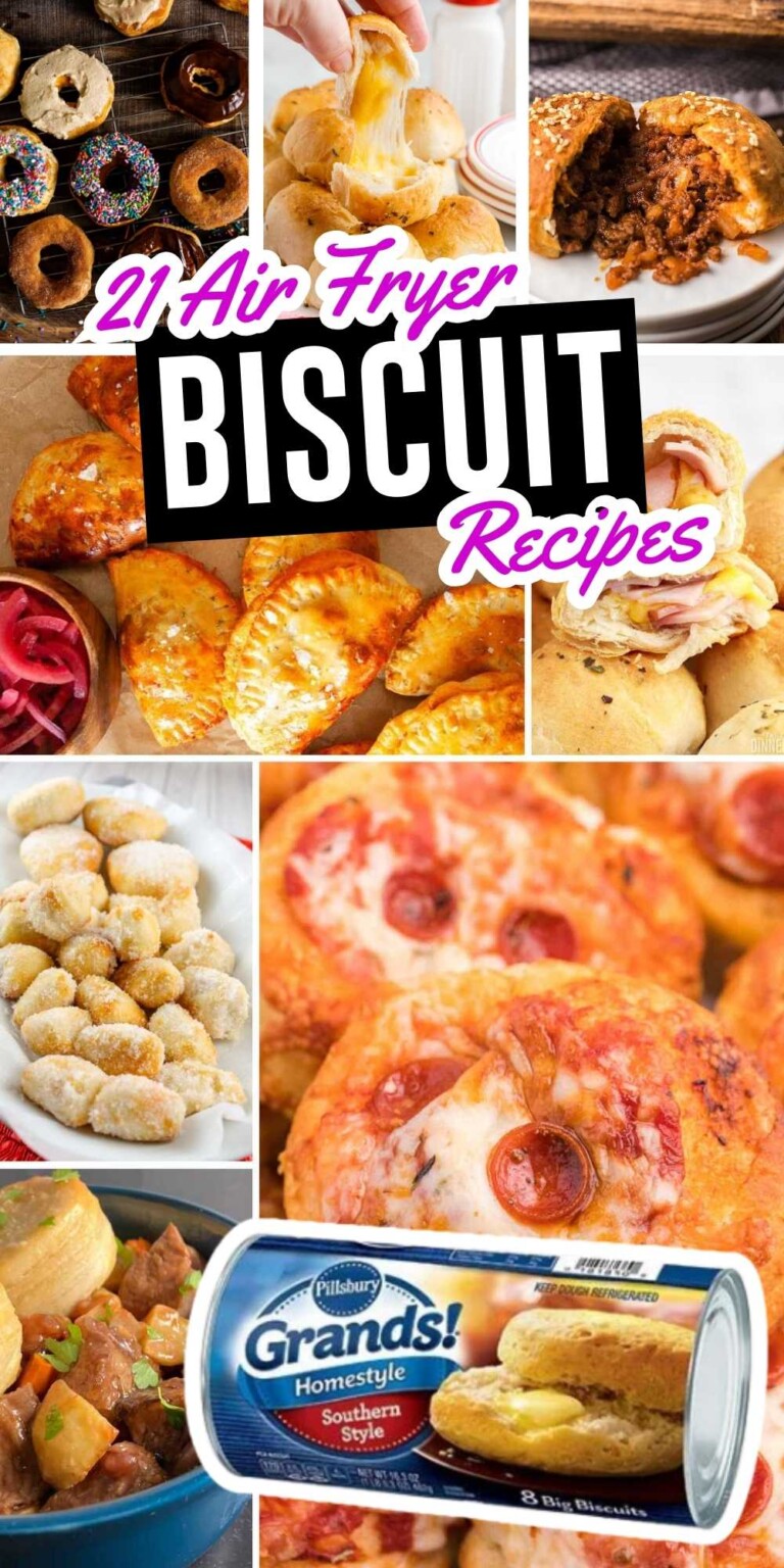 21 pillsbury biscuit air fryer recipes (10) Andrea's Notebook